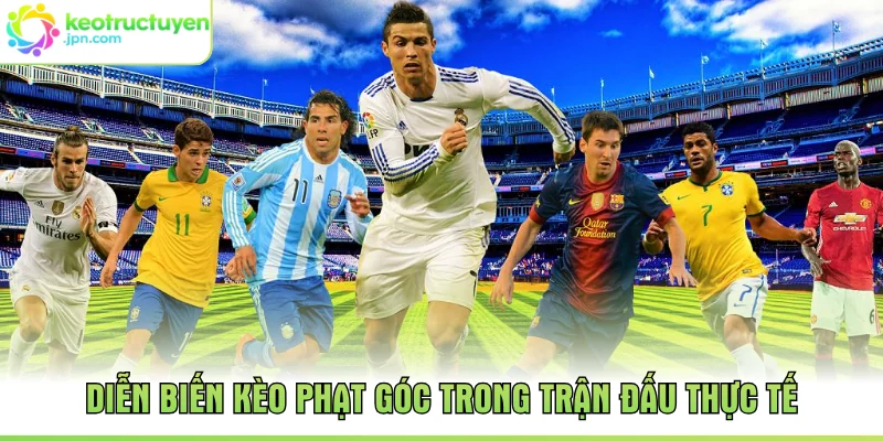Diễn biến kèo phạt góc trong trận đấu thực tế